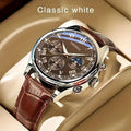 Montre Homme Business – Bracelet Cuir & Cadran Rond | Style Classique